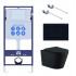 Set AQUATEK ВЕГА (рама AQUATEK Standard INS-0000012 с звукоиз.прокладкой+крепеж KKI-0000002+кнопкаKDI-0000012+унитаз ВЕГА AQ1905-MB с крышкой-сиденьем