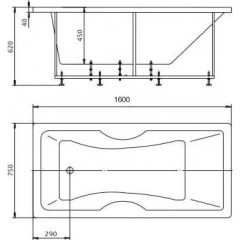 Феникс-160 пустая с фр.экр. (слив слева) ПРОДАЕМ ИЗ НАЛИЧИЯ