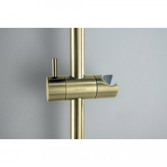 AQ2012BG ЕВРОПА душевой гарнитур 1jet 65 см, шлиф. золото