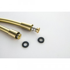 AQ2104BG шланг для душа 120 см ПВХ, шлиф. золото