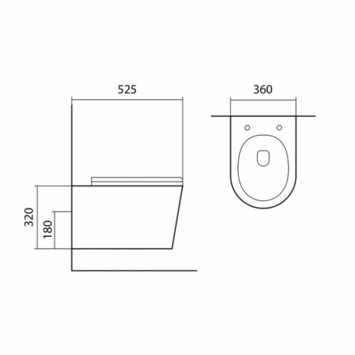 SET AQUATEK ВЕГА-1905-016 (рама AQUATEK Standard INS-0000012 с клавишей KDI-0000016 и крепежом KKI-0000002+унитаз ВЕГА AQ1905-00 с тонким сиденьем sc