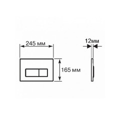 SET AQUATEK ПОЛАРИС (рама AQUATEK Standard INS-0000012+унитаз ПОЛАРИС AQ0700-01 с тонким сиденьем soft-close+ крепеж KKI-0000002 +панель KDI-0000017)