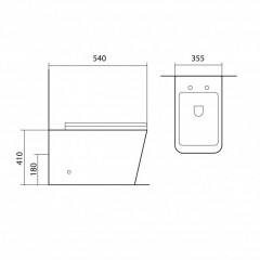 SET BW AQUATEK ЛИБРА N (смывной бачок AQUATEK INS-0000019+кнопка KDI-0000030+унитаз ЛИБРА New AQ1908N-00 с тонким сиденьем soft-close)