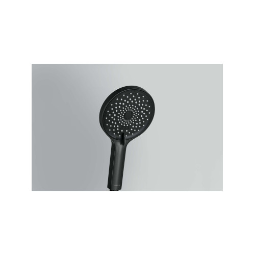 AQ2201MB ЛУГАНО ручной душ 3jet, матовый черный