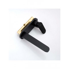 AQ1813MB НИКА смеситель для раковины настенный (внешняя и скрытая часть), матовый черный