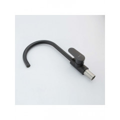 AQ1882MB НИКА смеситель для кухни (полукруглый излив), матовый черный