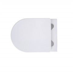 AQ1106T-00 ЕВРОПА Унитаз подвесной TORNADO 490*360*250мм, тонкое сиденье с механизмом плавного закрывания, крепеж