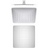 AQ2072CR квадратный верхний душ 250*250*2 мм
