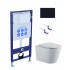 SET AQUATEK ВЕГА-1905-017 (рама AQUATEK Standard INS-0000012 с клавишей KDI-0000017 и крепежом KKI-0000002+унитаз ВЕГА AQ1905-00 с тонким сиденьем sc