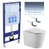 SET AQUATEK ВЕГА cmp-016 (рама AQUATEK Standard INS-0000012 с клавишей KDI-0000016 и крепежом KKI-0000002+унитаз ВЕГА AQ1904-00 с тонким сиденьем sc