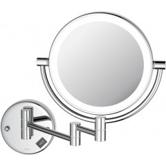 AQ4912CR зеркало косметическое настенное с подсветкой 5х
