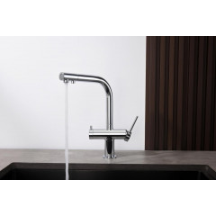 AQ1385CR ЕВРОПА смеситель для кухни с подключением к фильтру питьевой воды