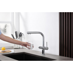 AQ1385CR ЕВРОПА смеситель для кухни с подключением к фильтру питьевой воды