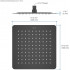 AQ2072MB квадратный верхний душ 250*250*2 мм, матовый черный