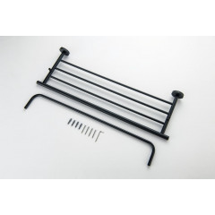 AQ4215MB ОБЕРОН полка для полотенец, матовый черный