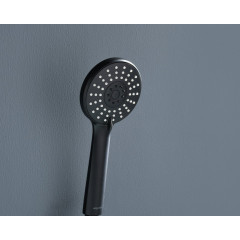 AQ2009MB БЕТТА ручной душ 100 3 jet, матовый черный