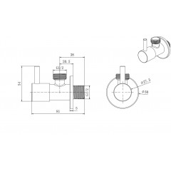 AQ2450CR угловой переходник