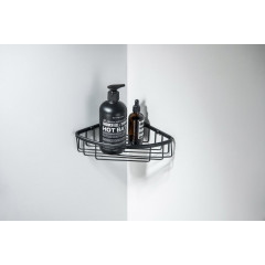 AQ4906MB угловая полка, матовый черный