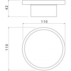 AQ4426CR ЛИРА мыльница настольная