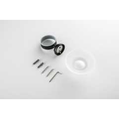 AQ4503MB КЛАССИК мыльница, матовый черный