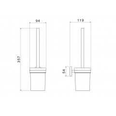 AQ4110BG ЕВРОПА ершик, шлиф. золото