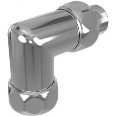 Комплект подключения 2шт.: уголок со сгоном 3/4х1/2, эксцентрик, отражатель, цвет хром