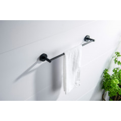 AQ4120MB ЕВРОПА полотенцедержатель 450 мм, матовый черный