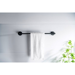 AQ4120MB ЕВРОПА полотенцедержатель 450 мм, матовый черный