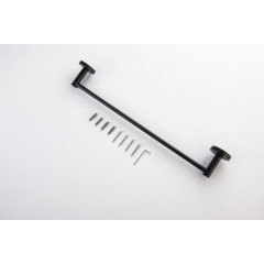 AQ4120MB ЕВРОПА полотенцедержатель 450 мм, матовый черный