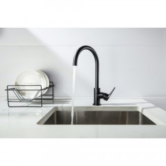 AQ1182MB БЕТТА смеситель для кухни, матовый черный