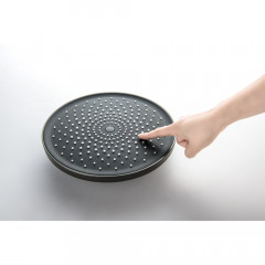 AQ2740BGM ЛУГАНО душевая система (смеситель для ванны) 255 мм, оружейная сталь (шлиф. черный хром)