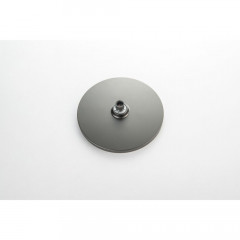 AQ2740BGM ЛУГАНО душевая система (смеситель для ванны) 255 мм, оружейная сталь (шлиф. черный хром)