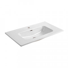 AQ77080-LC Комплект мебели:Тумба 80см ВЕГА с раковиной AQ0480-00, 2 ящика, цвет капучино светлый