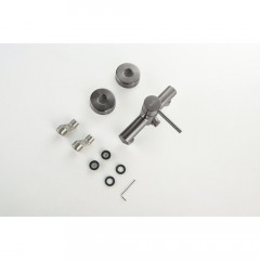 AQ1360BGM ЕВРОПА смеситель для душа, оружейная сталь (шлиф. черный хром)