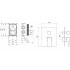 AQ1647CR ЛИБРА смеситель для ванны 3 режима (внешняя и скрытая часть)