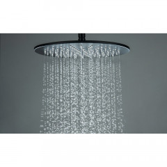 AQ2079MB круглый верхний душ 300*7 мм, матовый черный