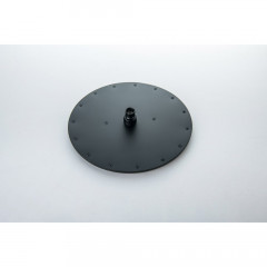 AQ2079MB круглый верхний душ 300*7 мм, матовый черный