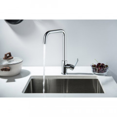 AQ1480CR ЛИРА смеситель для кухни