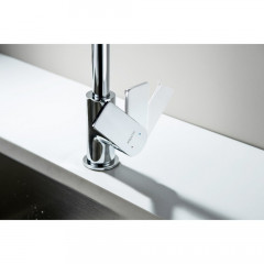 AQ1480CR ЛИРА смеситель для кухни