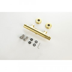 AQ1363BG ЕВРОПА термостатический смеситель для душа, шлиф. золото