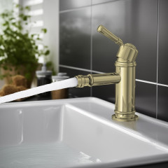 AQ1518PG КЛАССИК смеситель для биде, полир. золото