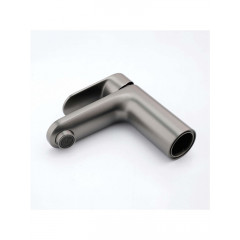 AQ1810BGM НИКА смеситель для раковины 90 без донного клапана, оружейная сталь