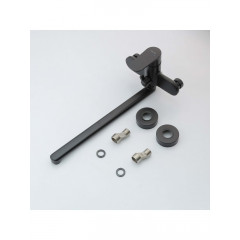 AQ1842MB НИКА смеситель для ванны с длинным изливом, матовый черный