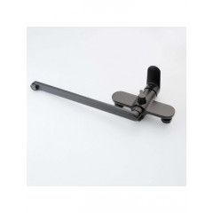 AQ1842MB НИКА смеситель для ванны с длинным изливом, матовый черный