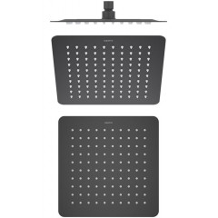 AQ2072MB квадратный верхний душ 250*250*2 мм, матовый черный