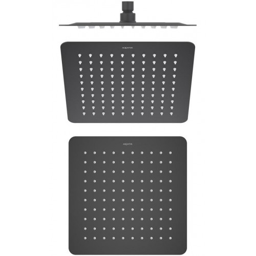 AQ2072MB квадратный верхний душ 250*250*2 мм, матовый черный
