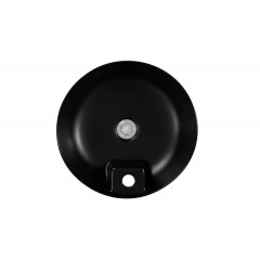 AQ5212-MB ЕВРОПА раковина 405*405*140 для установки на столешницу, матовый черный