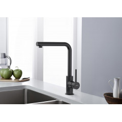 AQ1380MB ЕВРОПА смеситель для кухни, матовый черный