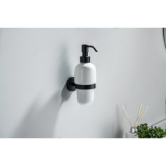 AQ4605MB БЕТТА дозатор, матовый черный