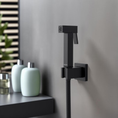 AQ2053MB гигиенический ручной душ со шлангом 120 см и держателем, матовый черный